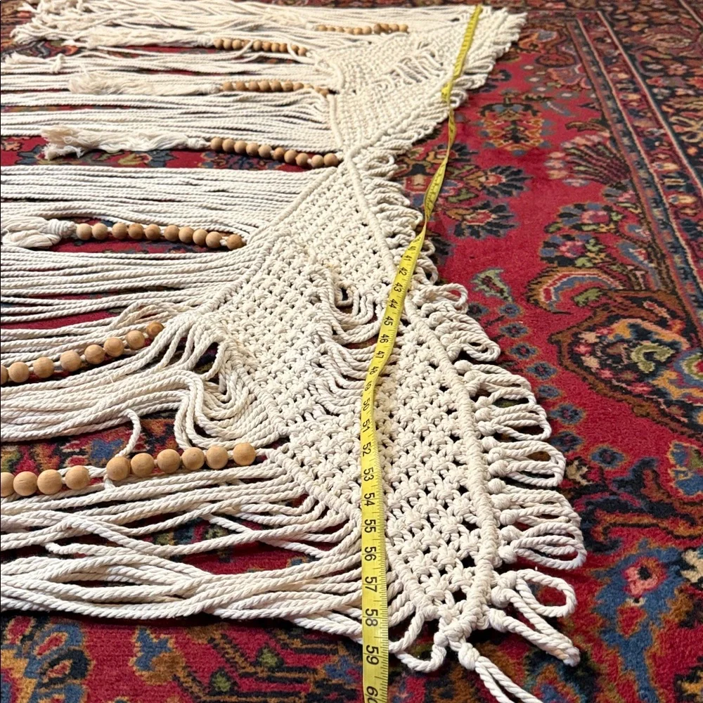 HUGE HANDCRAFTED BOHEMIAN MACRAME WALL HANGING✨